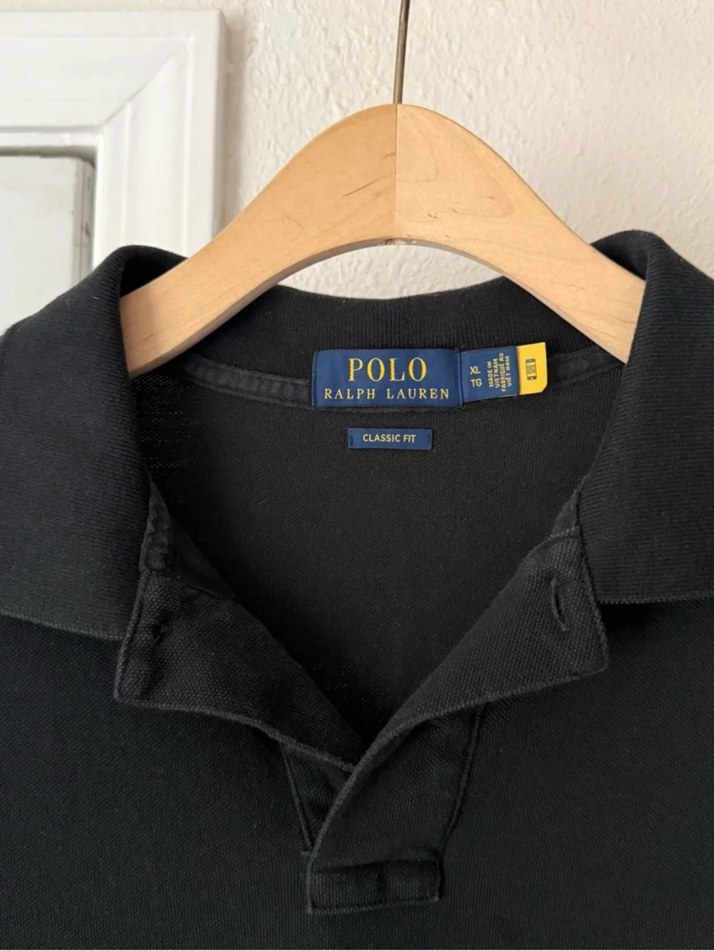 Polo by Ralph Lauren Men’s Black Miranda‎ Bear cotton nyc Polo Shirt